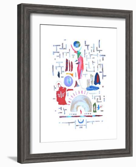 The Minotaur's Labyrinth-Trystan Bates-Framed Premium Giclee Print