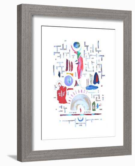 The Minotaur's Labyrinth-Trystan Bates-Framed Premium Giclee Print