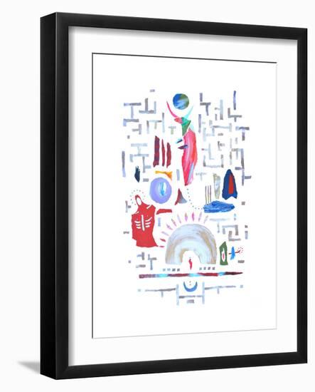 The Minotaur's Labyrinth-Trystan Bates-Framed Premium Giclee Print