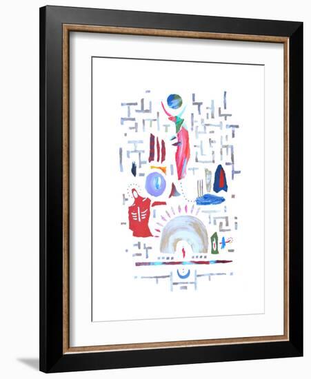 The Minotaur's Labyrinth-Trystan Bates-Framed Premium Giclee Print