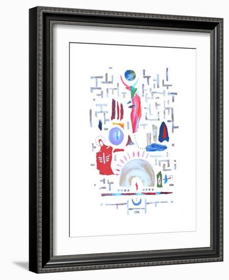 The Minotaur's Labyrinth-Trystan Bates-Framed Premium Giclee Print