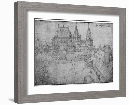 The Minster at Aachen, 1520-Albrecht Dürer-Framed Giclee Print