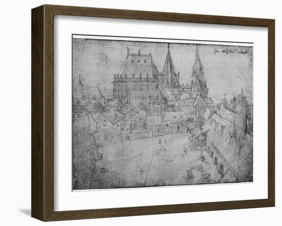 The Minster at Aachen, 1520-Albrecht Dürer-Framed Giclee Print