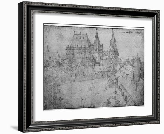 The Minster at Aachen, 1520-Albrecht Dürer-Framed Giclee Print