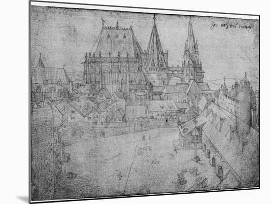 The Minster at Aachen, 1520-Albrecht Dürer-Mounted Giclee Print