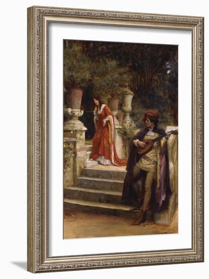 The Minstrel's Lay-George Sheridan Knowles-Framed Giclee Print