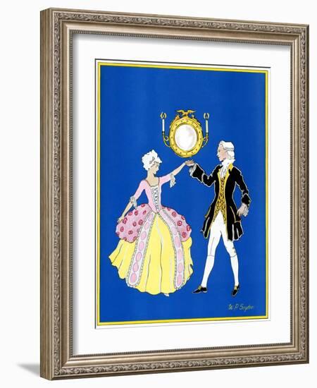 "The Minuet,"February 1, 1932-W. P. Snyder-Framed Giclee Print