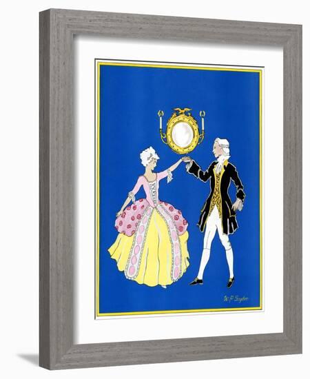 "The Minuet,"February 1, 1932-W. P. Snyder-Framed Giclee Print