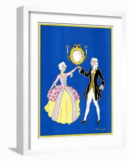 "The Minuet,"February 1, 1932-W. P. Snyder-Framed Giclee Print