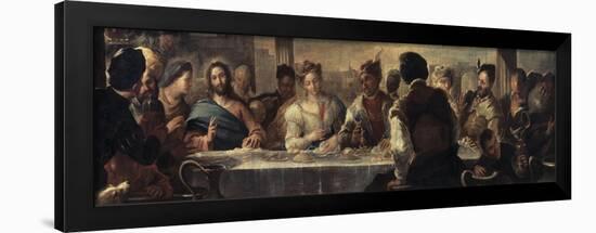 The Miracle at Cana, 17th Century-Luca Giordano-Framed Giclee Print