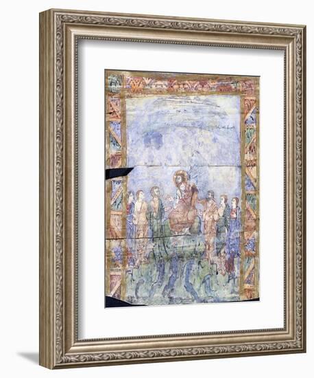 The Miracle of Christ Calming the Tempest and His Arrival in the Country of the 'Gergesenes'-null-Framed Giclee Print