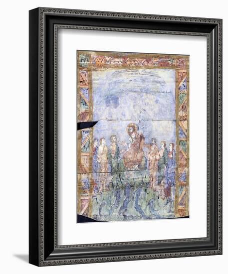 The Miracle of Christ Calming the Tempest and His Arrival in the Country of the 'Gergesenes'-null-Framed Giclee Print
