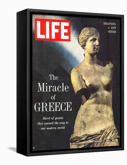 The Miracle of Greece, Statue of Aphrodite, January 4, 1963-Gjon Mili-Framed Premier Image Canvas