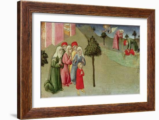 The Miracle of San Bernardino-Sano di Pietro-Framed Giclee Print