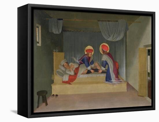 The Miracle of the Deacon Justinian, from the Predella of the San Marco Altarpiece, 1440-Fra Angelico-Framed Premier Image Canvas