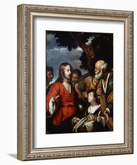 The Miracle of the Five Loaves and Two Fishes, after 1630-Bernardo Strozzi-Framed Giclee Print