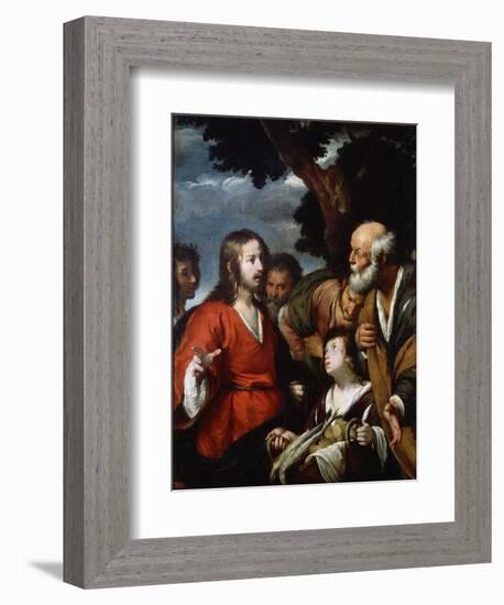 The Miracle of the Five Loaves and Two Fishes, after 1630-Bernardo Strozzi-Framed Giclee Print