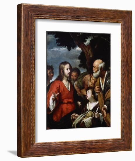 The Miracle of the Five Loaves and Two Fishes, after 1630-Bernardo Strozzi-Framed Giclee Print