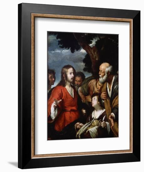 The Miracle of the Five Loaves and Two Fishes, after 1630-Bernardo Strozzi-Framed Giclee Print