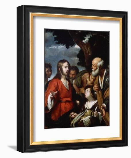 The Miracle of the Five Loaves and Two Fishes, after 1630-Bernardo Strozzi-Framed Giclee Print