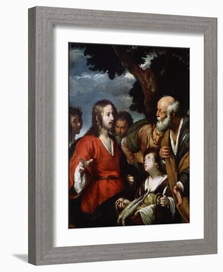 The Miracle of the Five Loaves and Two Fishes, after 1630-Bernardo Strozzi-Framed Giclee Print