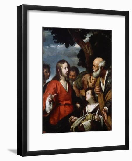 The Miracle of the Five Loaves and Two Fishes, after 1630-Bernardo Strozzi-Framed Giclee Print