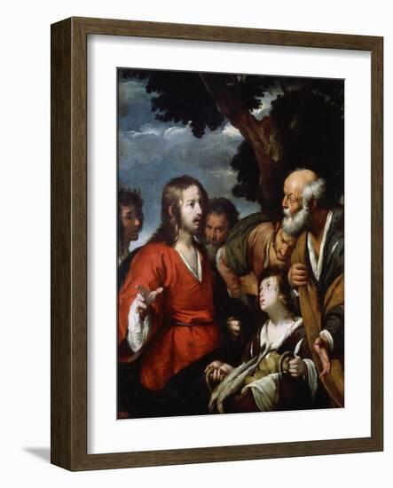 The Miracle of the Five Loaves and Two Fishes, after 1630-Bernardo Strozzi-Framed Giclee Print