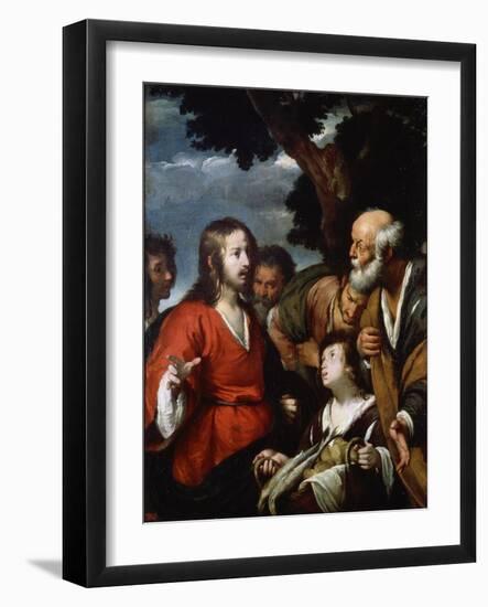 The Miracle of the Five Loaves and Two Fishes, after 1630-Bernardo Strozzi-Framed Giclee Print