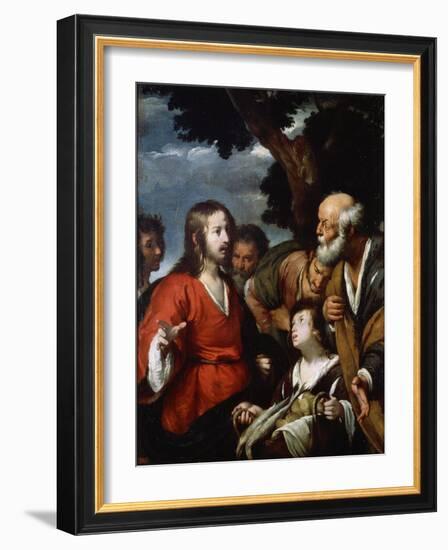 The Miracle of the Five Loaves and Two Fishes, after 1630-Bernardo Strozzi-Framed Giclee Print