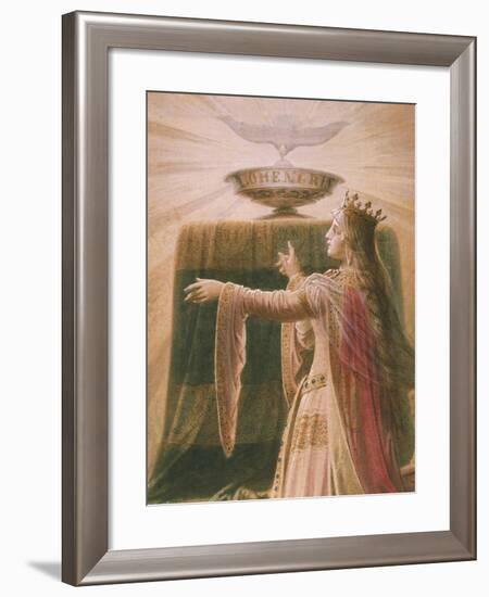 The Miracle of the Grail, from the Lohengrin Saga, Salon-Wilhelm Hauschild-Framed Giclee Print