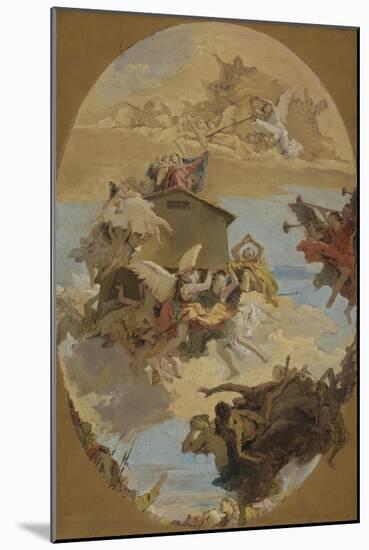 The Miracle of the Holy House of Loreto, 1743-Giovanni Battista Tiepolo-Mounted Giclee Print