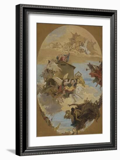 The Miracle of the Holy House of Loreto, 1743-Giovanni Battista Tiepolo-Framed Giclee Print