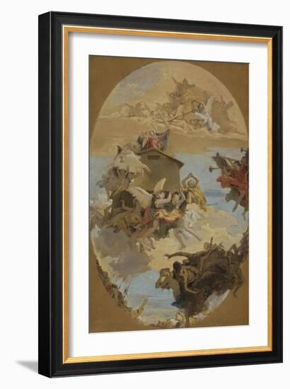 The Miracle of the Holy House of Loreto, 1743-Giovanni Battista Tiepolo-Framed Giclee Print