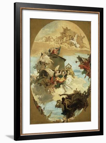 The Miracle of the Holy House of Loreto-Giovanni Battista Tiepolo-Framed Art Print