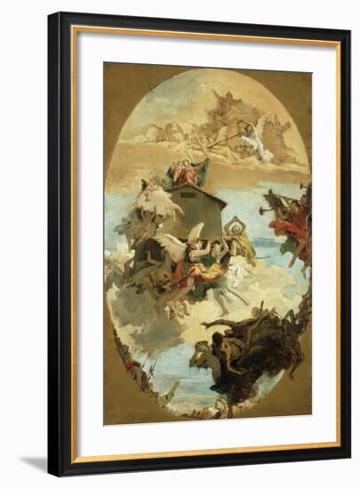 The Miracle of the Holy House of Loreto-Giovanni Battista Tiepolo-Framed Art Print