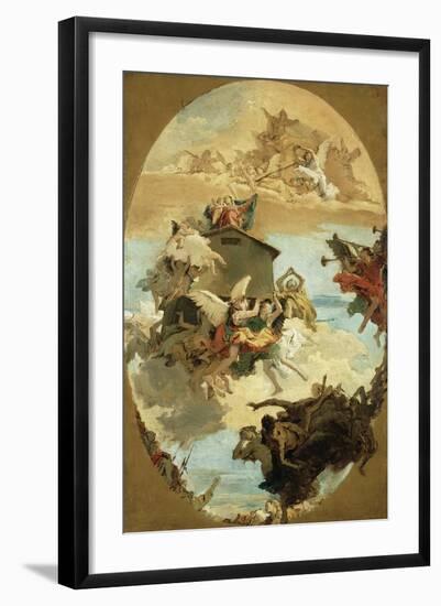 The Miracle of the Holy House of Loreto-Giovanni Battista Tiepolo-Framed Art Print