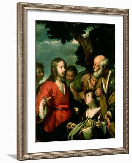 The Miracle of the Loaves and Fishes-Bernardo Strozzi-Framed Giclee Print