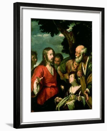 The Miracle of the Loaves and Fishes-Bernardo Strozzi-Framed Giclee Print