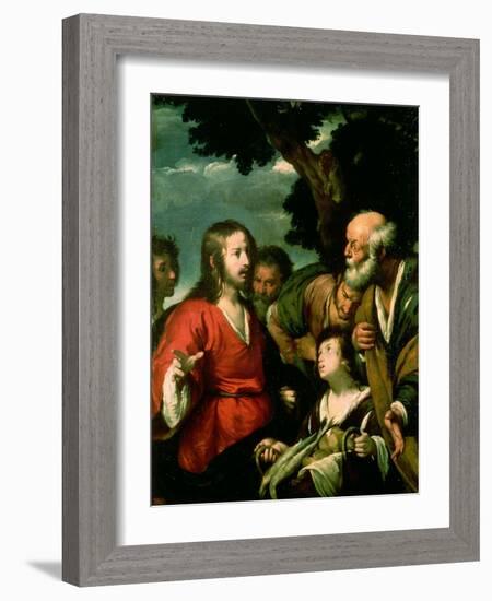 The Miracle of the Loaves and Fishes-Bernardo Strozzi-Framed Giclee Print