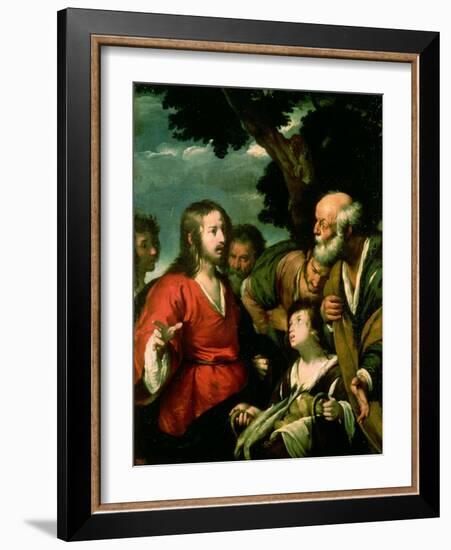 The Miracle of the Loaves and Fishes-Bernardo Strozzi-Framed Giclee Print