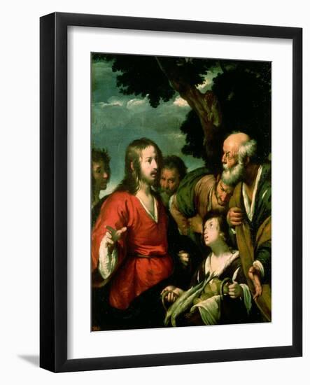 The Miracle of the Loaves and Fishes-Bernardo Strozzi-Framed Giclee Print