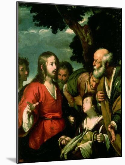 The Miracle of the Loaves and Fishes-Bernardo Strozzi-Mounted Giclee Print