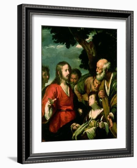 The Miracle of the Loaves and Fishes-Bernardo Strozzi-Framed Giclee Print