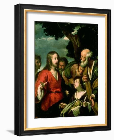 The Miracle of the Loaves and Fishes-Bernardo Strozzi-Framed Giclee Print