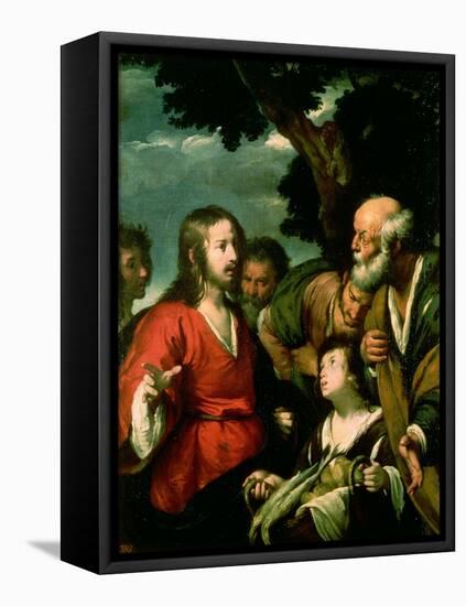The Miracle of the Loaves and Fishes-Bernardo Strozzi-Framed Premier Image Canvas
