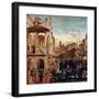 The Miracle of the Relic of the True Cross on the Rialto Bridge, 1494-Vittore Carpaccio-Framed Giclee Print