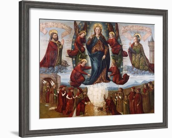 The Miracle of the Snow, Late 15th Century-null-Framed Giclee Print