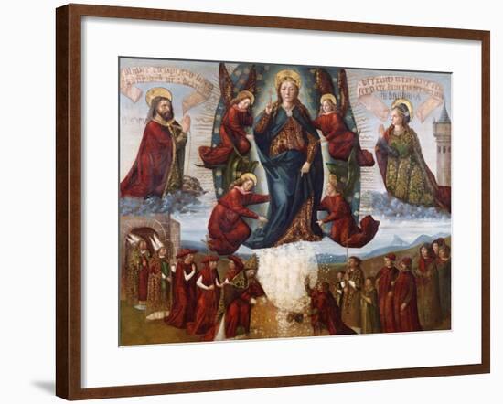 The Miracle of the Snow, Late 15th Century-null-Framed Giclee Print