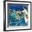 The Miracles of Jesus: Walking on Water-Clive Uptton-Framed Giclee Print