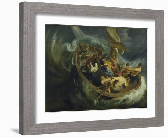 The Miracles of St, Walburga, after 1610-Peter Paul Rubens-Framed Giclee Print